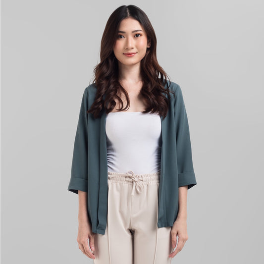 Benhill Bolero "Yuna" Tops Wanita  Lengan 3/4 Blue 839-39399