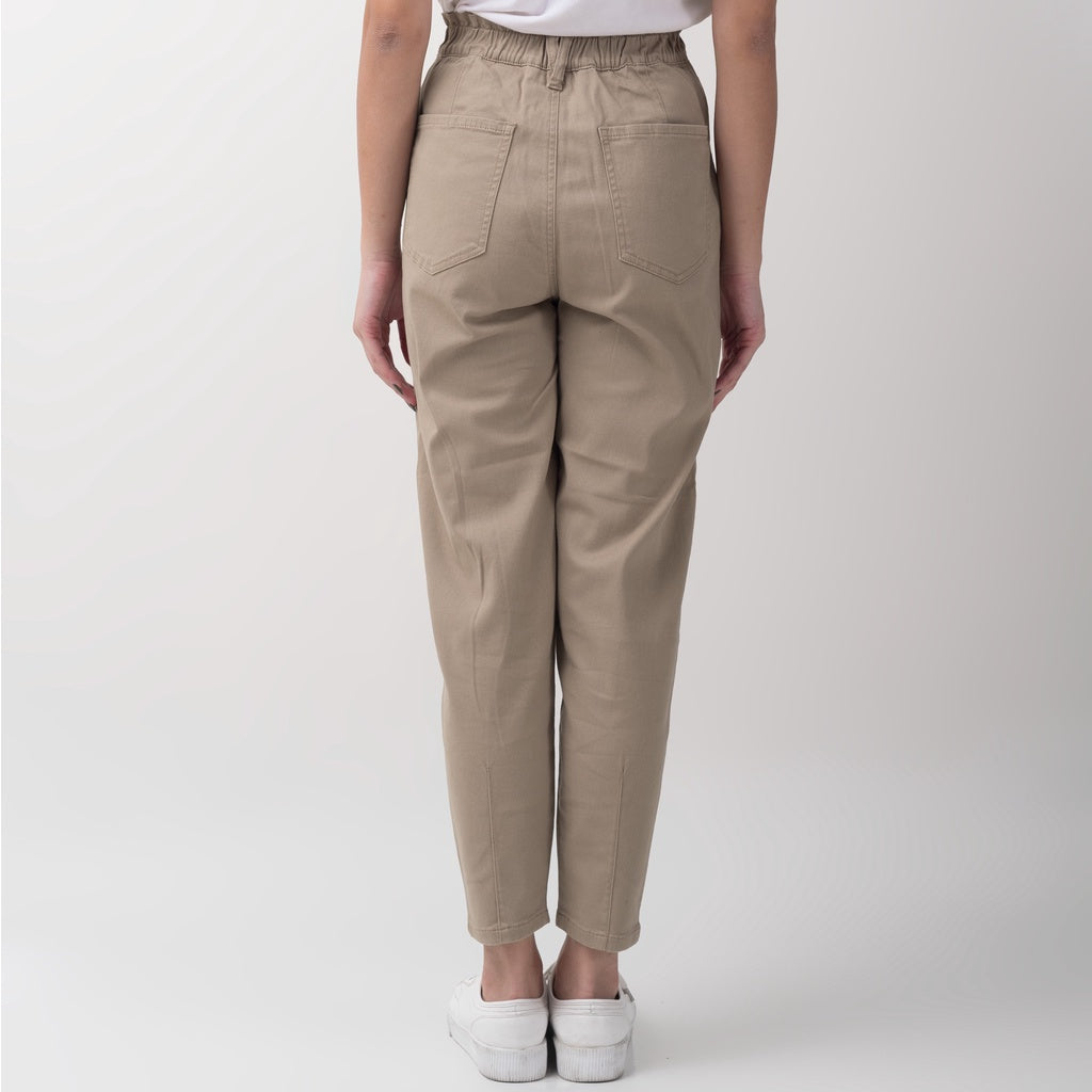Benhill "Minji" Celana Panjang Wanita High Waist Khaki 782-22555
