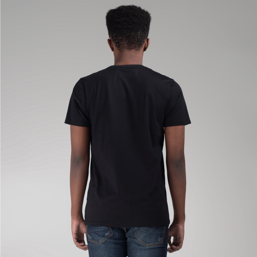 Benhill T-shirt Grafis Katun 30s Combed Lengan Pendek Hitam 455-39268