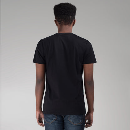 Benhill T-shirt Grafis Katun 30s Combed Lengan Pendek Hitam 455-39268