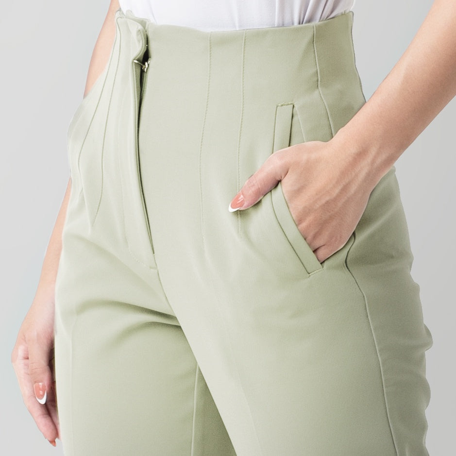 Benhill "Aerum" Celana Wanita High Waist Matcha 858A-39745