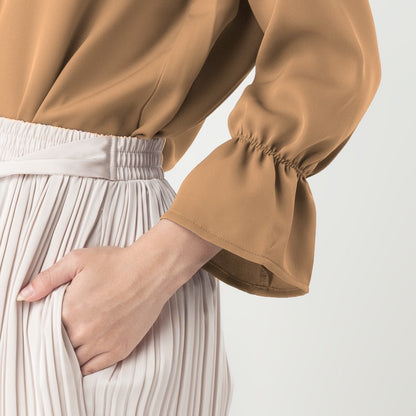 Benhill "Hyeon" Tops Kemeja Wanita Camel Brown 869-39T88