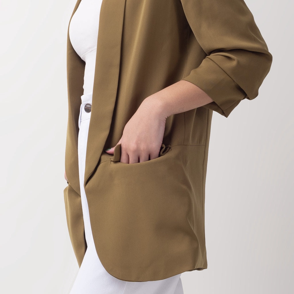 Benhill "Dasom" Blazer/Outer Wanita Hazelnut 788-39E99