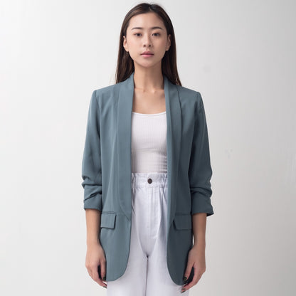 Benhill "Dasom" Blazer/Outer Wanita Stone Blue 787-39699