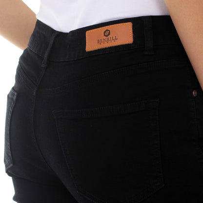Benhill Celana Panjang Wanita Premium Denim Skinny Hitam 02237-35227