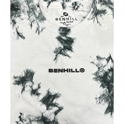 Benhill T-Shirt  Grafis Full Print Katun 24s Combed Lengan Pendek Putih 443-39368-442-39268