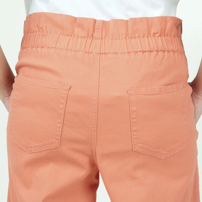 Benhill Celana  "Rae"  Stretch Wanita High Waist Jogger Pants Coral Pink  287-32491