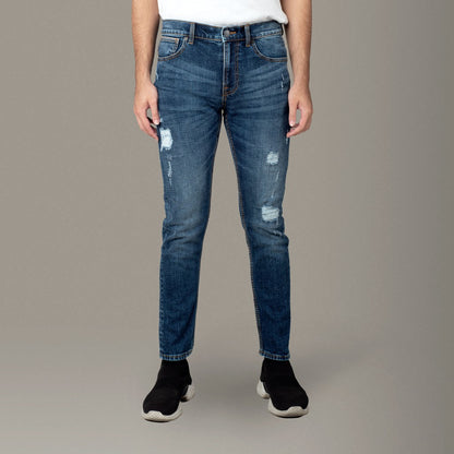 Benhill Premium Denim Pants Slim Fit SobeK Biru Wash 27702-703-32325