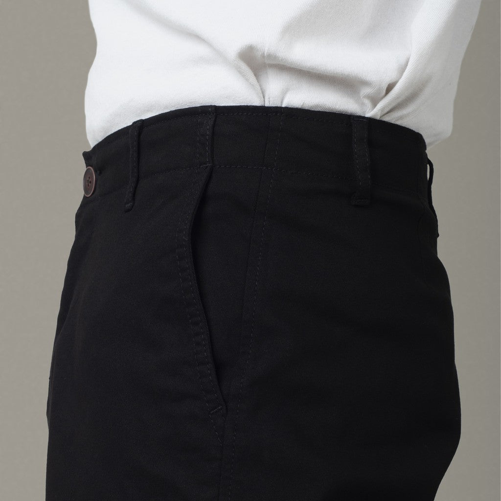 Benhill Celana Pendek Chino Bermuda Katun Stretch Black 112-13-32367