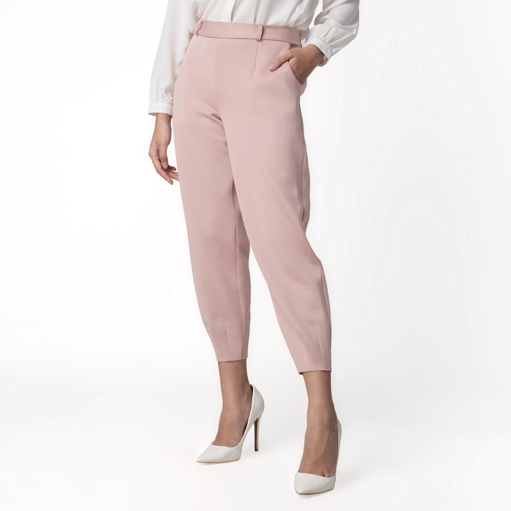 Benhill "Hanna" Celana Wanita Bahan Scuba Aladdin Pant Dusty Pink 223-39576