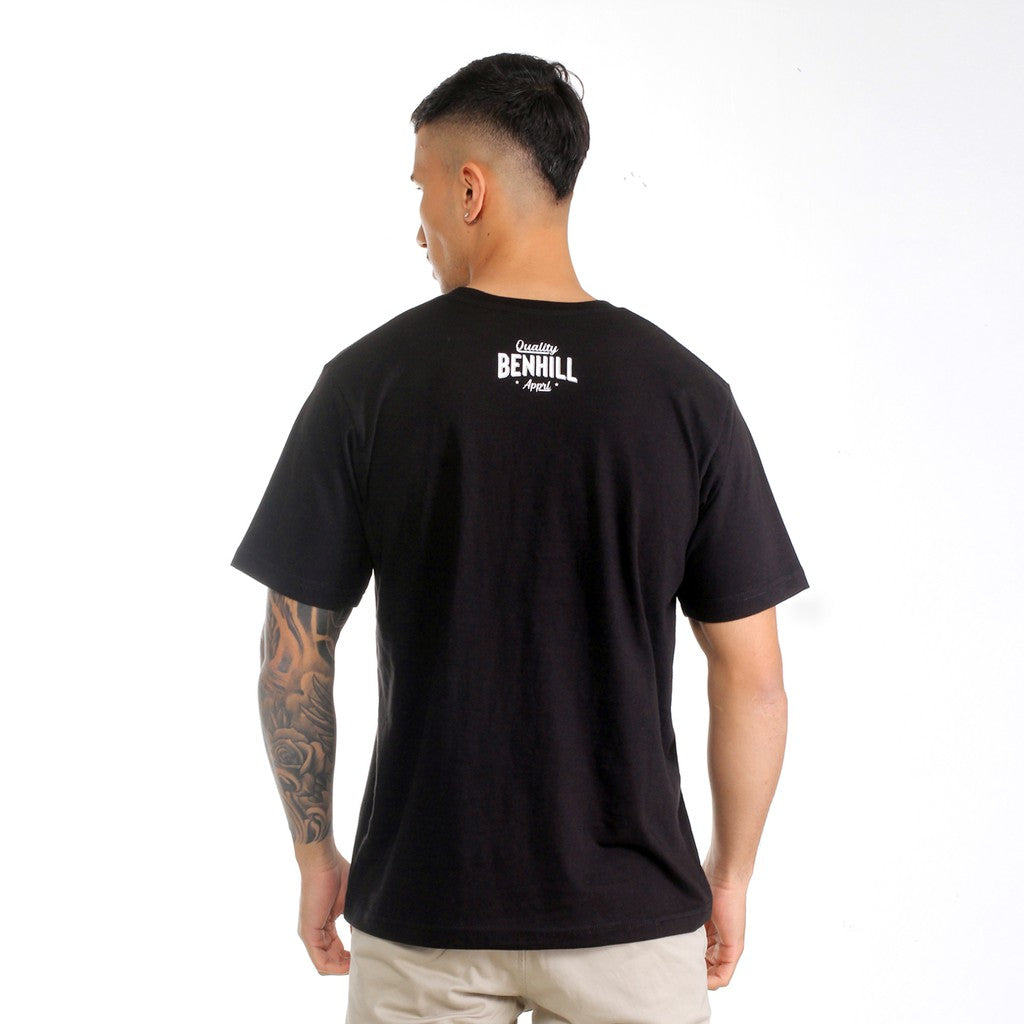 Benhill T-shirt Kaos Pria Grafis ' BAIM WONG ' Hitam 27802-95268