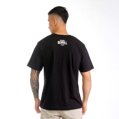 Benhill T-shirt Kaos Pria Grafis ' BAIM WONG ' Hitam 27802-95268