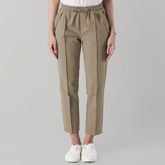 Benhill "Dalmi" Celana Wanita Pinggang Karet Khaki 862-39596