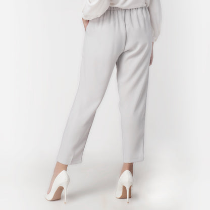 Benhill "Yeri" Celana Wanita Tapered Pinggang Karet Grey 255-39680