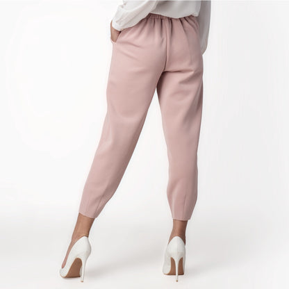 Benhill "Hanna" Celana Wanita Bahan Scuba Aladdin Pant Dusty Pink 223-39576