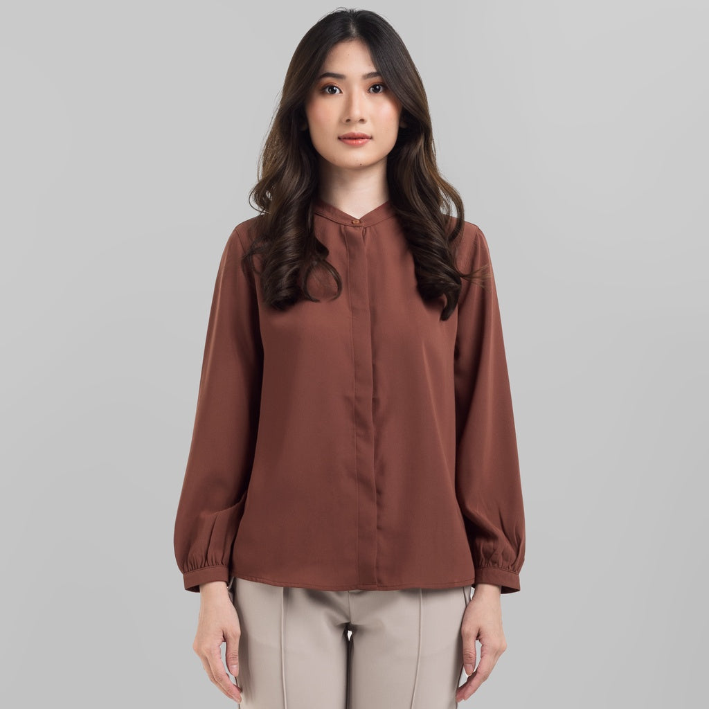 Benhill "Yena" Tops Kemeja Wanita Terracotta 812-39578