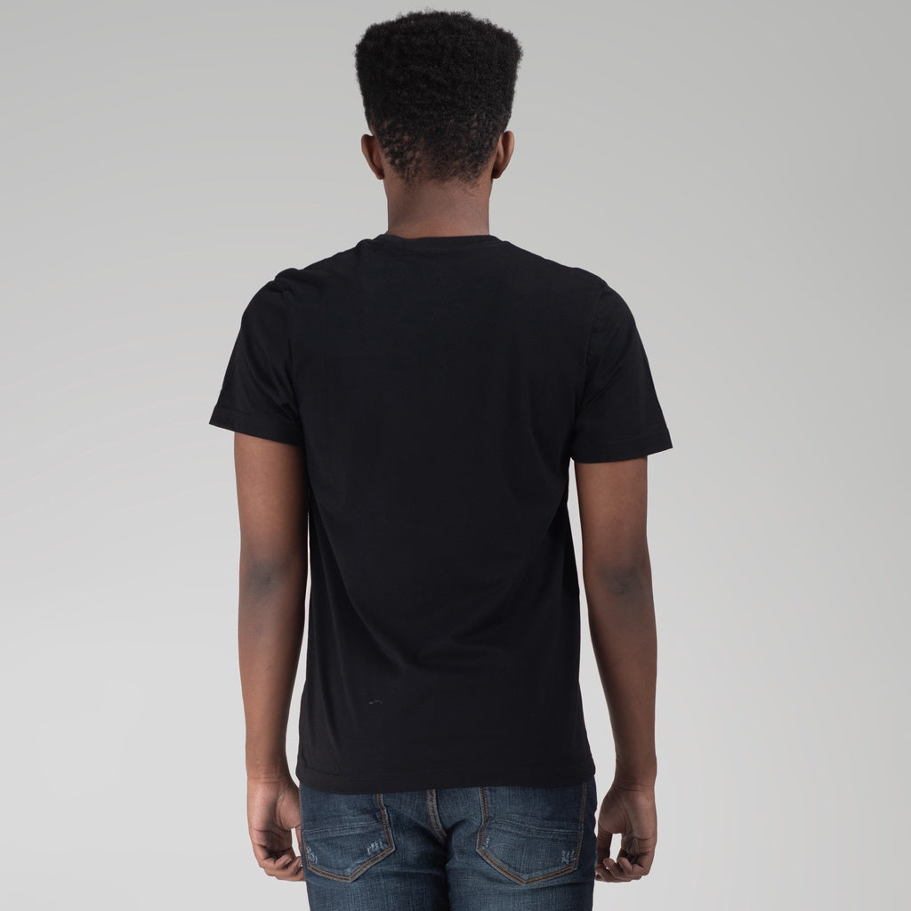 Benhill Kaos Grafis Katun 30s Combed Lengan Pendek Hitam 444-19268