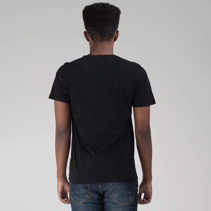 Benhill Kaos Grafis Katun 30s Combed Lengan Pendek Hitam 444-19268