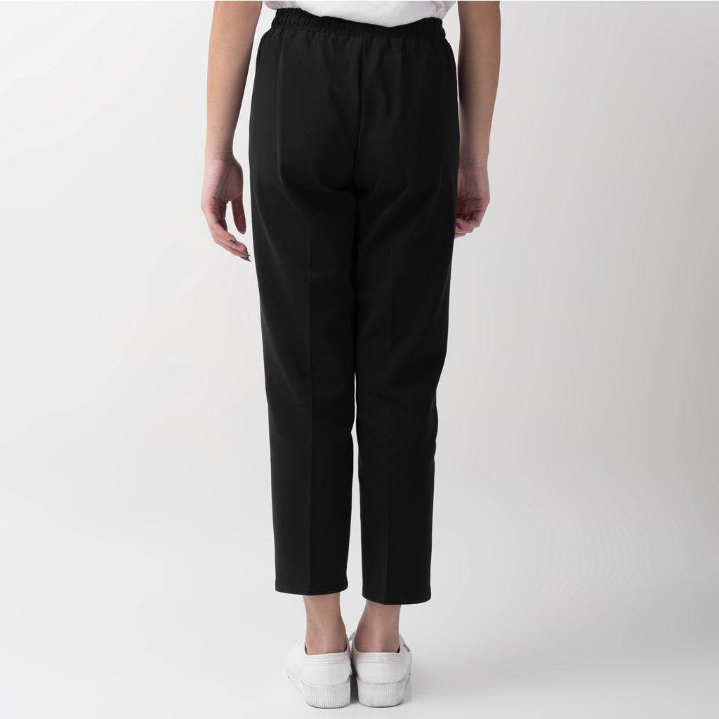 Benhill "Dalmi" Celana Casual Wanita Pinggang Karet Black 732-39296