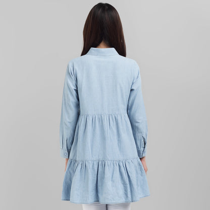 Benhill Kemeja Tunik Denim  Wanita  Light Blue  0735-19357