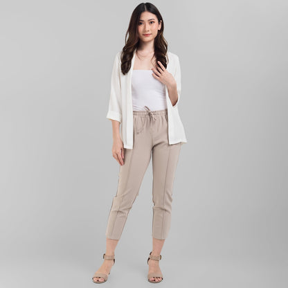 Benhill Bolero "Yuna" Tops Wanita  Lengan 3/4  Off White 842-39199