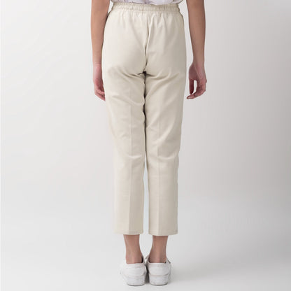 Benhill "Dalmi" Celana Casual Wanita Pinggang Karet Beige 733-39196