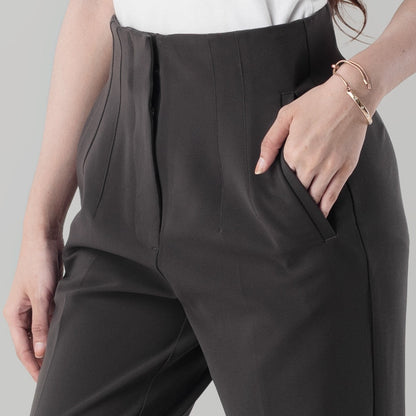 Benhill "Aerum" Celana Wanita High Waist Dark Grey 859-39P45