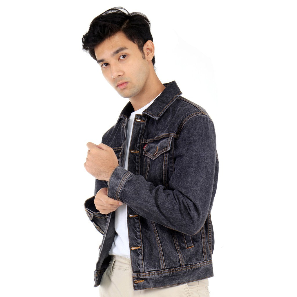 Benhill Jaket Denim Hitam Art.25028-32250