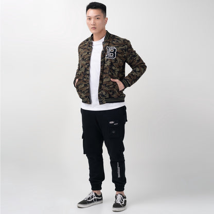 Benhill Baseball Jacket Capsule Collection Army  Black 506-32750
