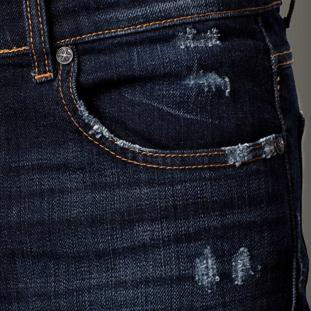 Benhill Premium Denim Pants Slim Fit Biru Wash 27710-11-32325