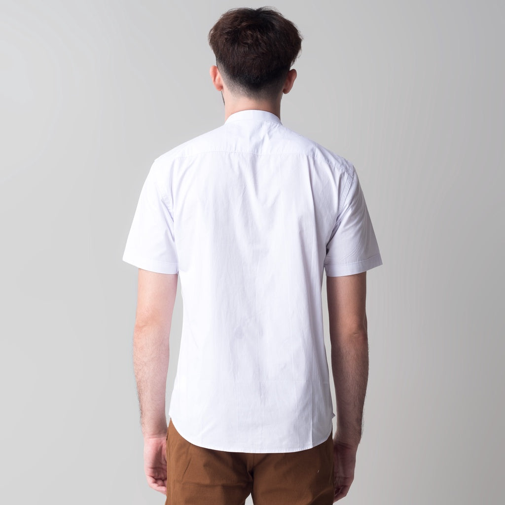 Benhill Kemeja Koko Pria Polos Putih 59-16110