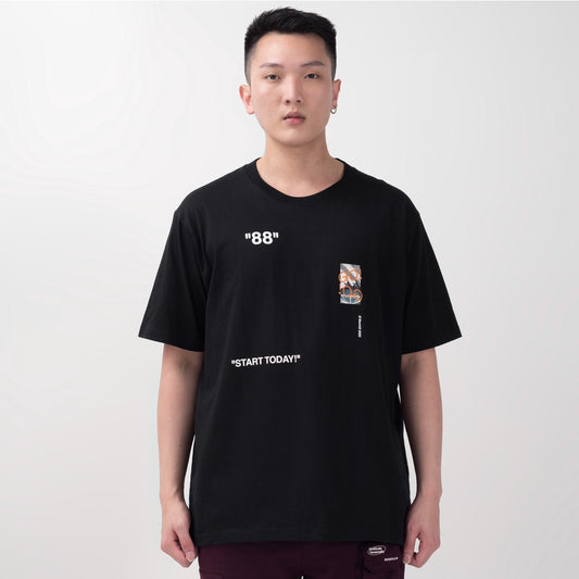 Benhill T-Shirt Oversize Fit Capsule Collection Hitam 364-55268