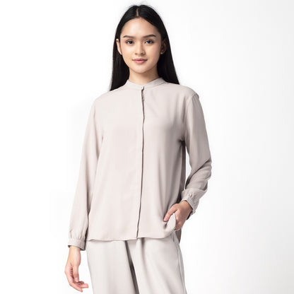 Benhill "Yena" Tops Kemeja Wanita Grey 897-29878