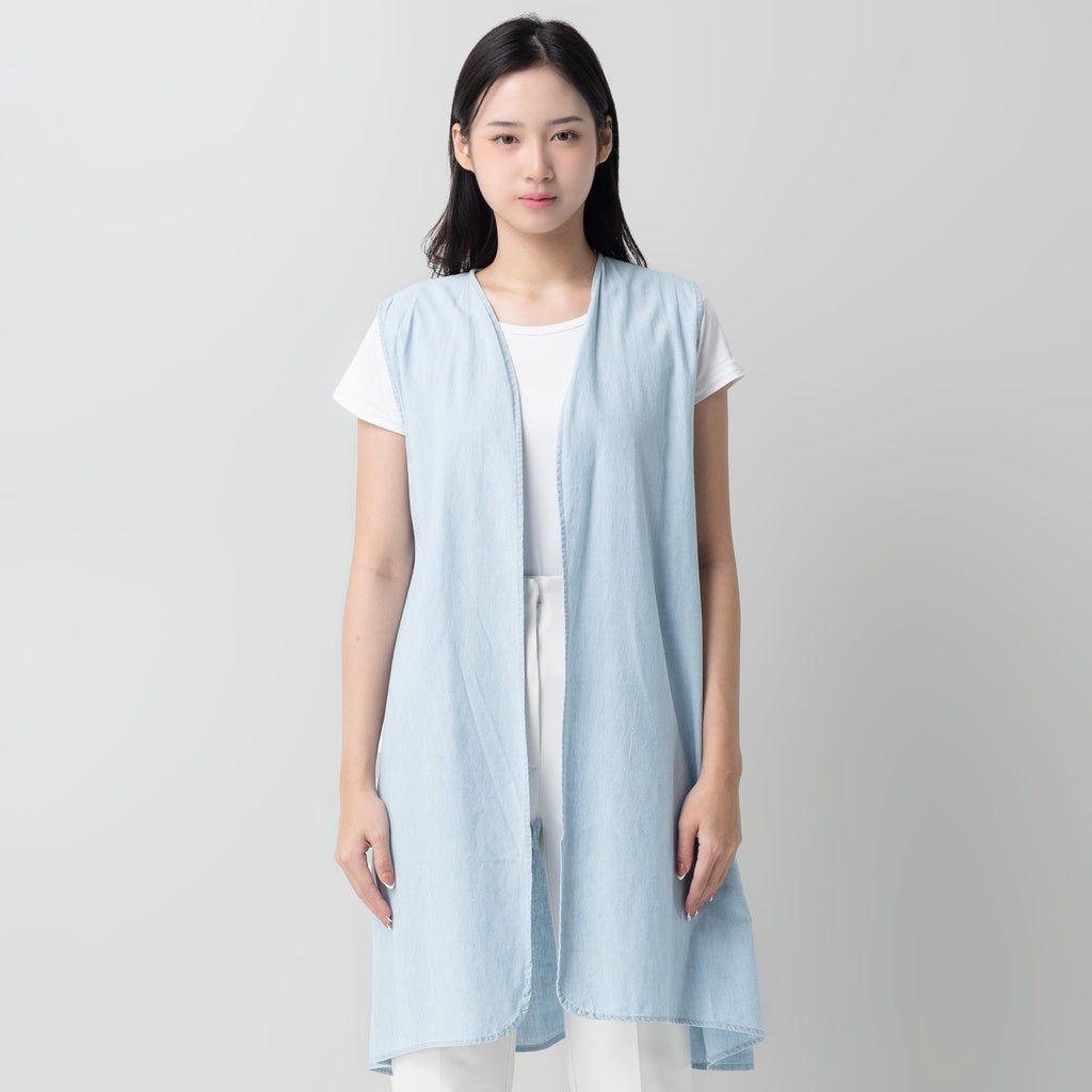 Benhill Cardigan Denim Wanita Light Blue 889-A648