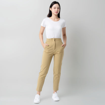 Benhill "Aerum" Celana Wanita High Waist Sand Stone 927-29945