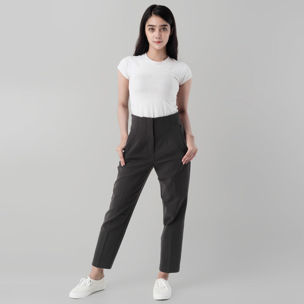 Benhill "Aerum" Celana Wanita High Waist Dark Grey 859-39P45