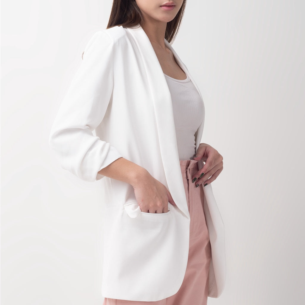 Benhill "Dasom" Blazer/Outer Wanita White 790-39199