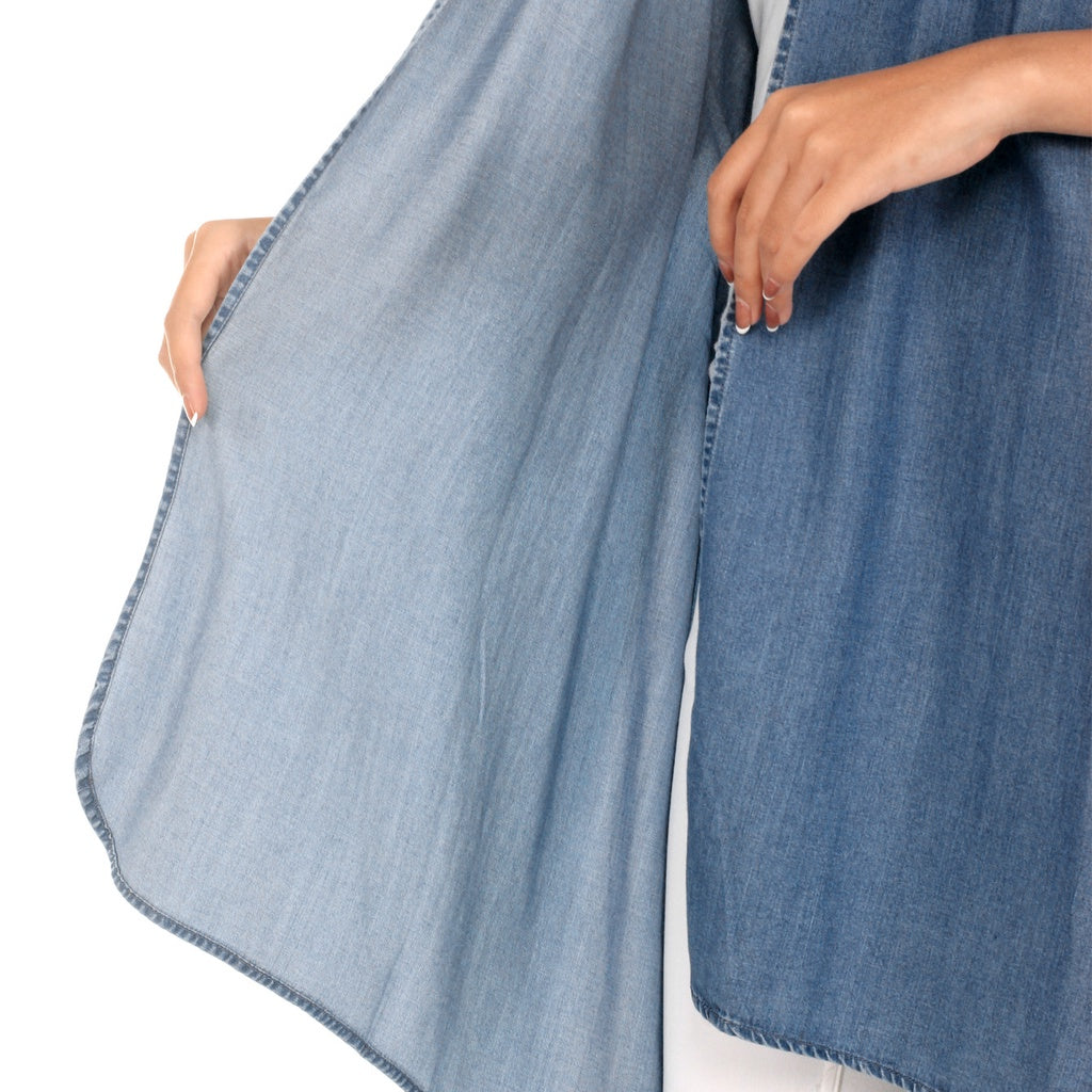 Benhill Cardigan Denim Wanita Light Blue 888-A647