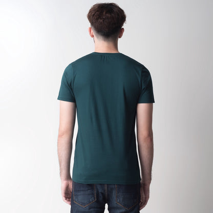 Benhill Kaos Grafis Katun 30s Combed Lengan Pendek Hijau 399-39768