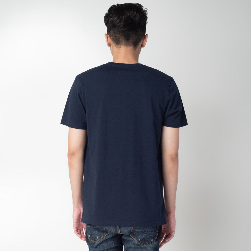 Benhill Kaos Grafis Katun 30s Combed Lengan Pendek Hitam 321-35368