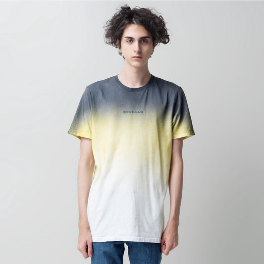 Benhill T-Shirt Gradasi Katun 30s Combed Lengan Pendek Kuning 487-39168