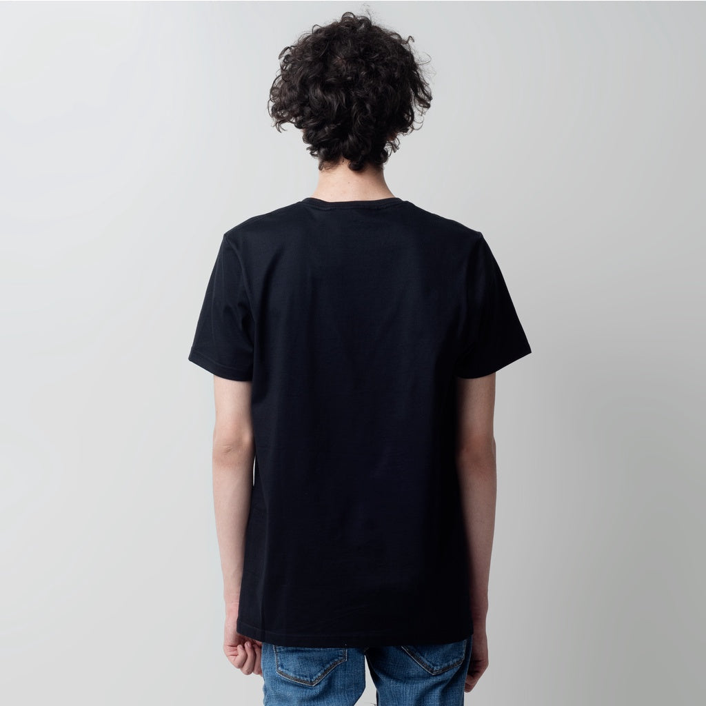 Benhill T-Shirt Grafis Katun 30s Combed Lengan Pendek Hitam 457-477-39268