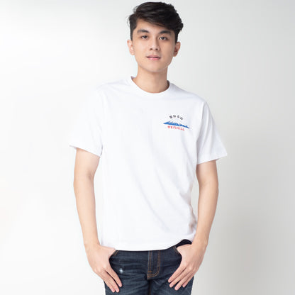 Benhill Kaos Grafis Katun 24s Combed Lengan Pendek Putih 404-405-15168