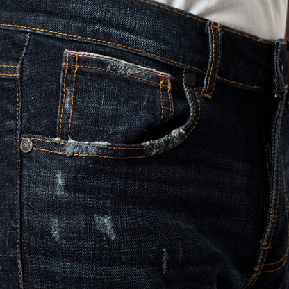 Benhill Premium Denim Pants Slim Fit Biru Wash 27710-11-32325