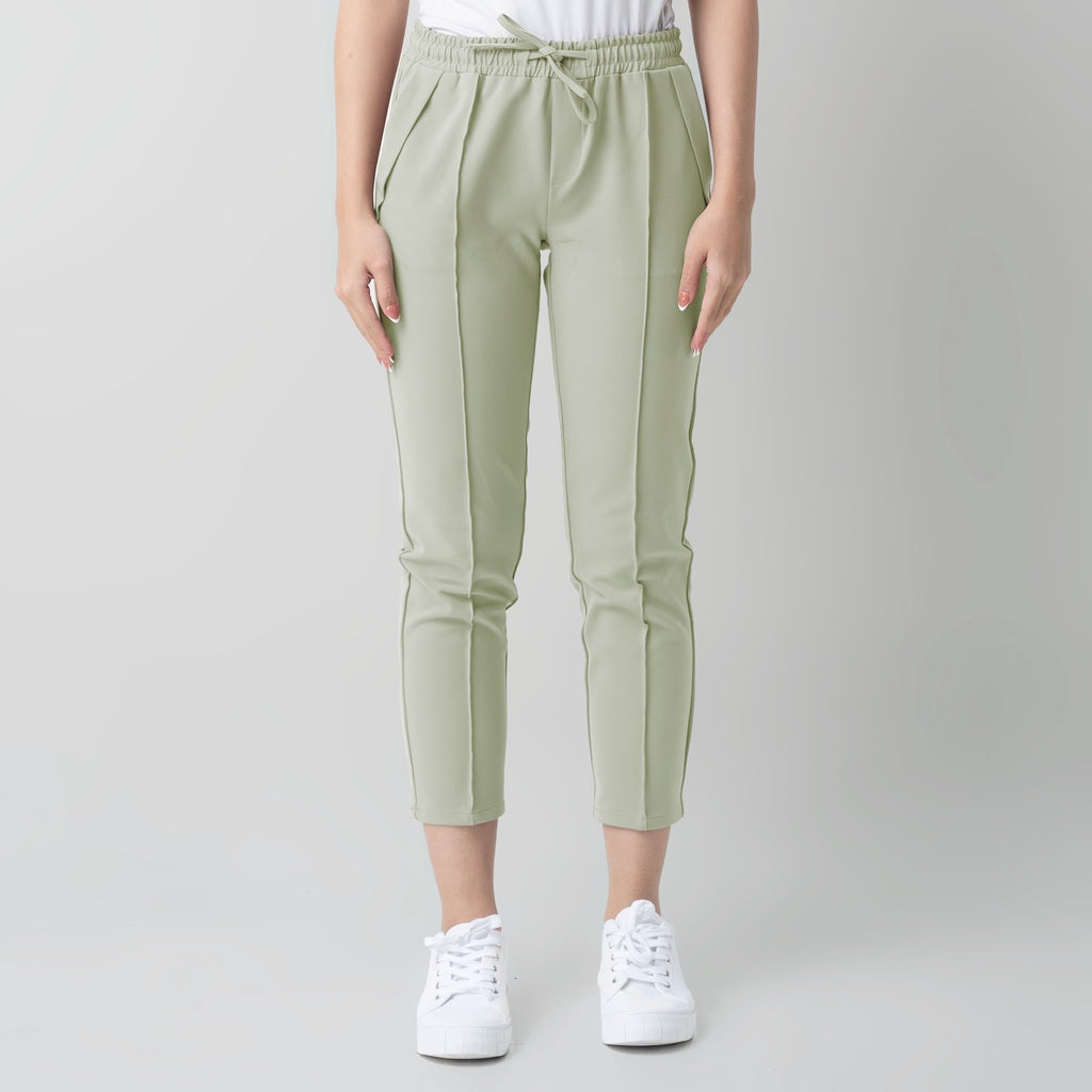 Benhill "Dalmi" Celana Wanita Pinggang Karet Matcha 934-29796