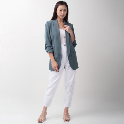 Benhill "Dasom" Blazer/Outer Wanita Stone Blue 787-39699