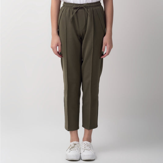 Benhill "Dalmi" Celana Wanita Pinggang Karet Olive 731-39796