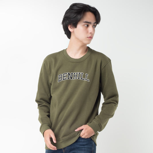 Benhill Sweatshirt Crewneck  Hijau Army 502-35750