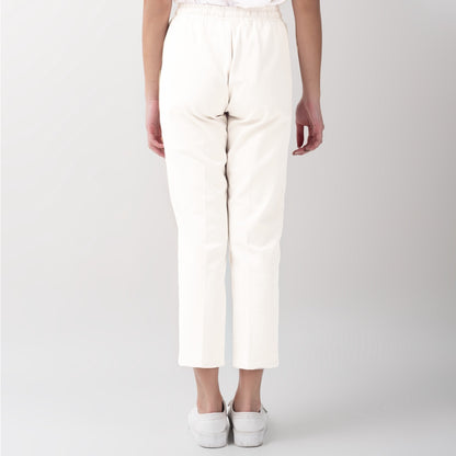 Benhill "Dalmi" Celana Wanita Pinggang Karet Off White  930-29196