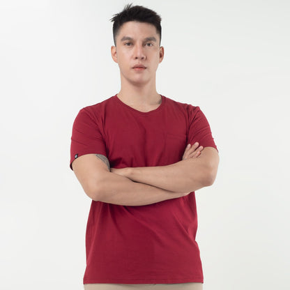 Benhill Premium Pocket Tee Maroon 343-381-35F68
